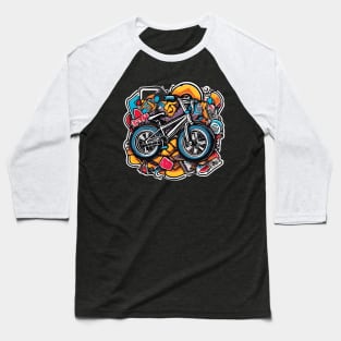 new colorfull bmx Baseball T-Shirt